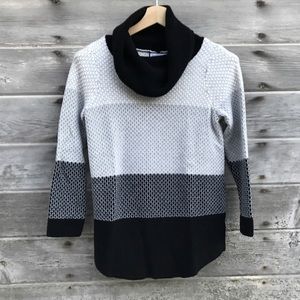 Charter club cotton blend cowl neck top
